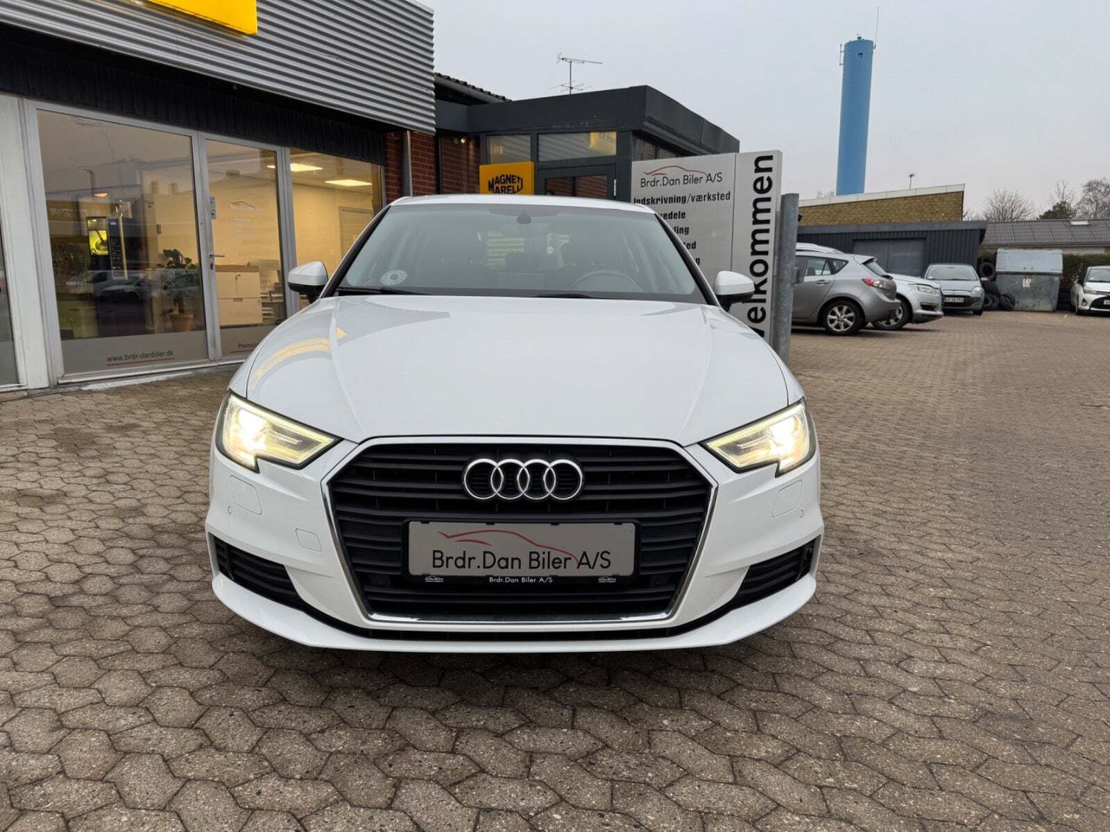 Hvid Audi A3 fra 2018
