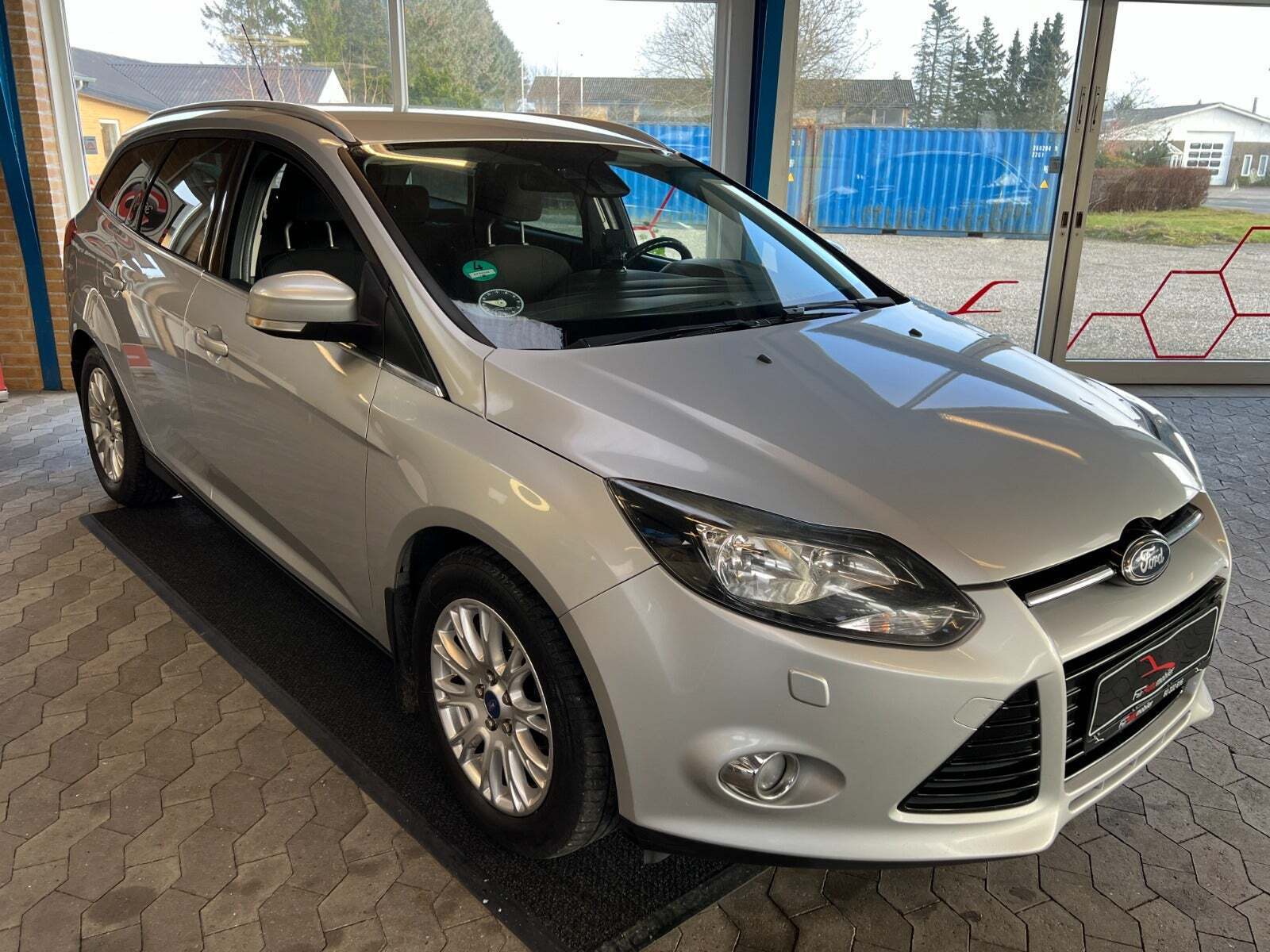 Sølv Ford Focus fra 2011