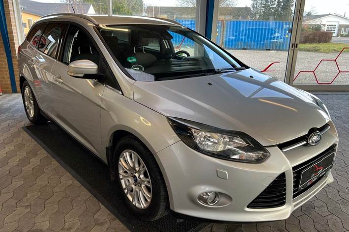 Sølv Ford Focus fra 2011