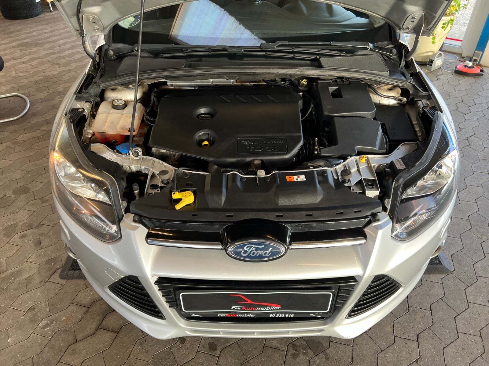 Sølv Ford Focus fra 2011