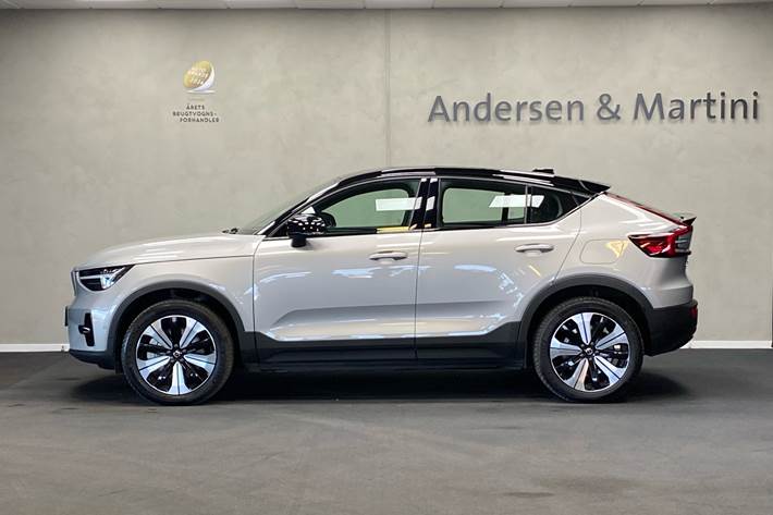 Grå Volvo C40 fra 2022