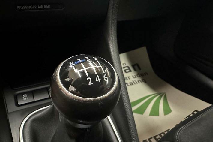 Sølv VW Golf VI fra 2011