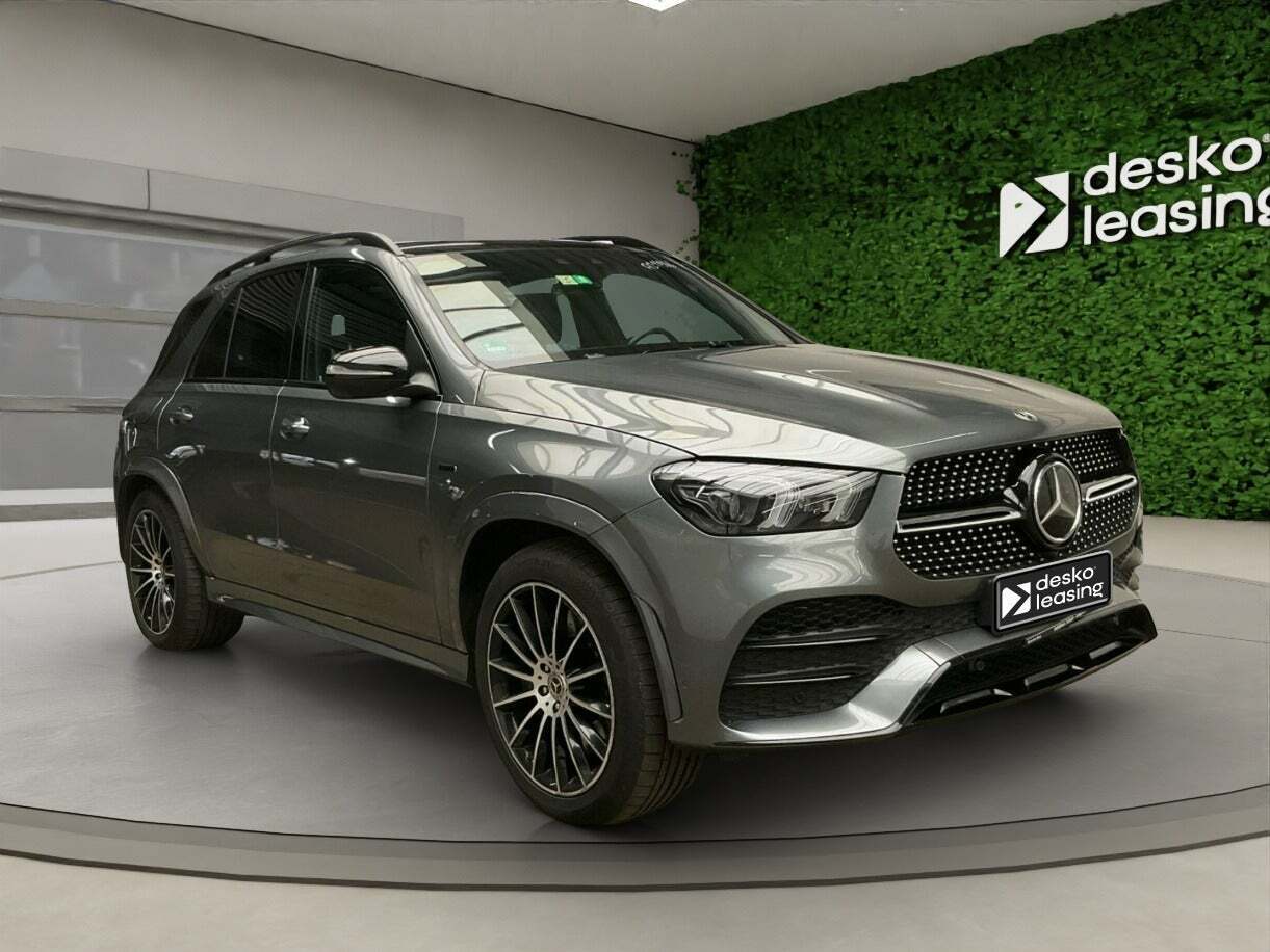 Grå Mercedes GLE350 de fra 2020
