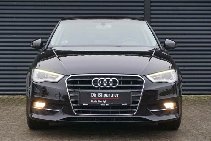 Sort Audi A3 fra 2014