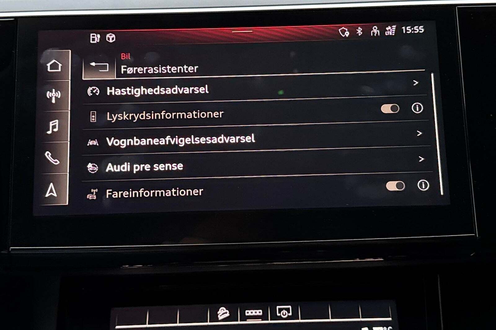 Sort Audi e-tron fra 2021