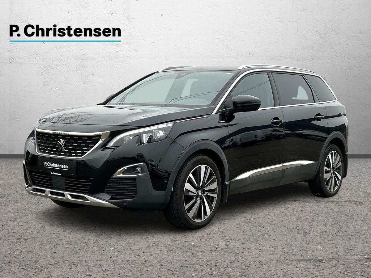 Sort Peugeot 5008 fra 2019 set udefra