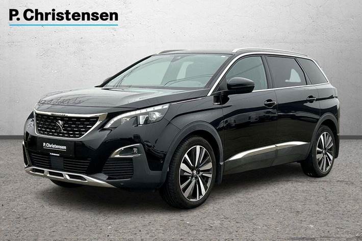 Sort Peugeot 5008 fra 2019 set udefra
