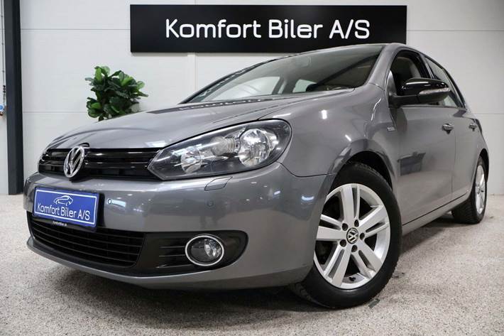 Sort VW Golf VI fra 2012