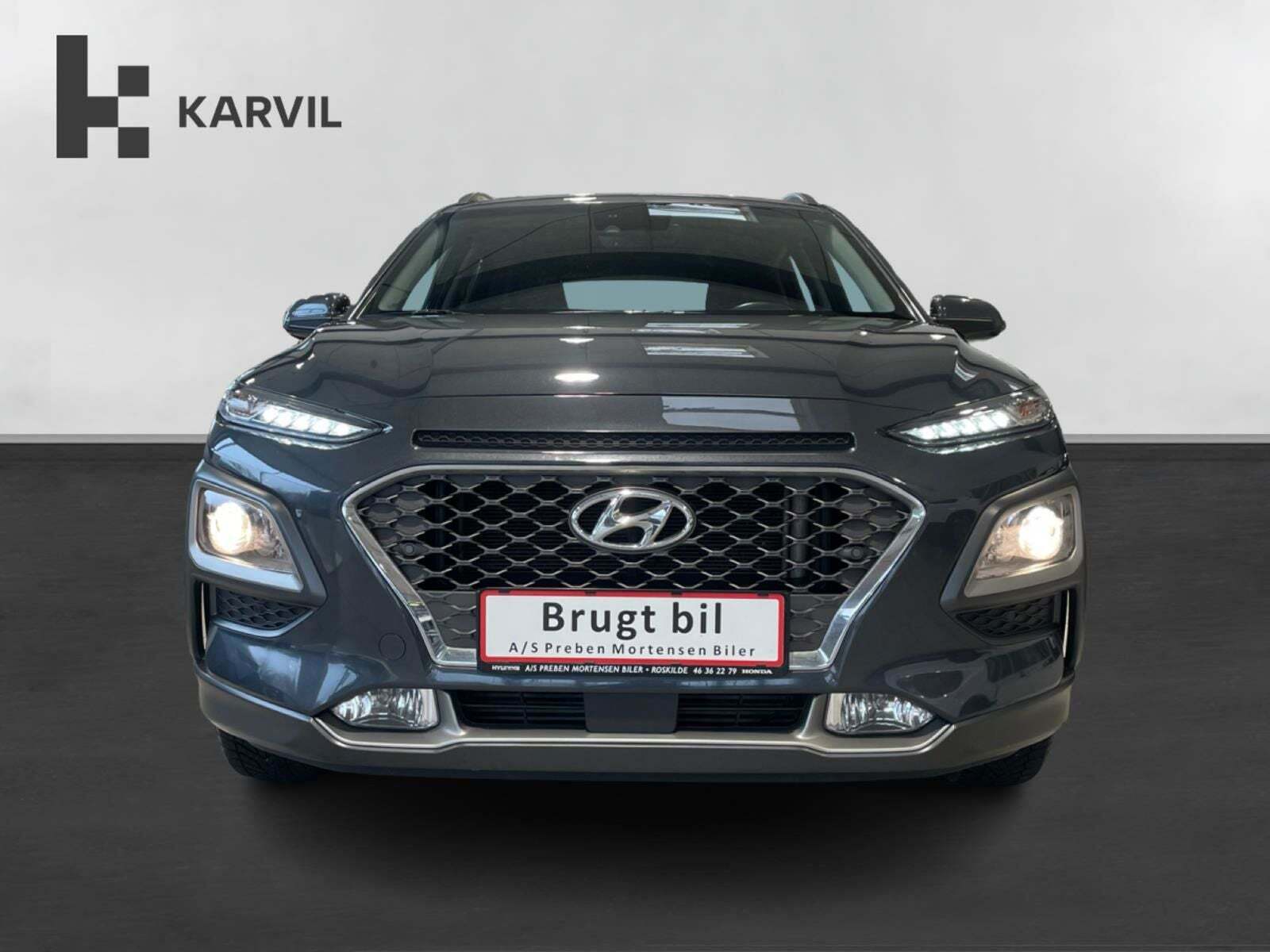 Grå Hyundai Kona fra 2020