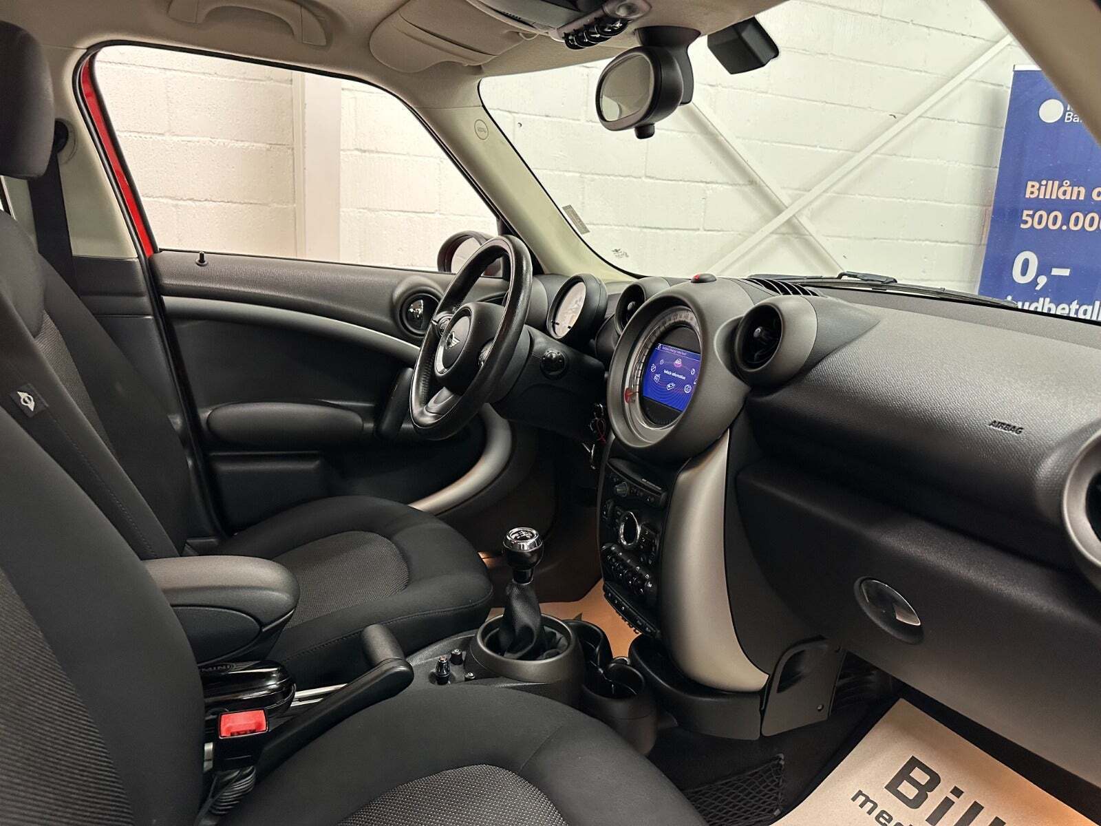 Rød Mini Countryman Cooper fra 2011