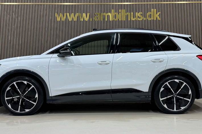 Hvid Audi Q4 e-tron fra 2023