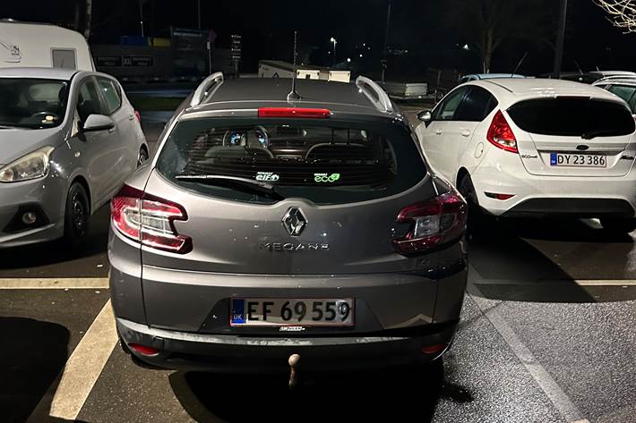 Grå Renault Mégane fra 2014