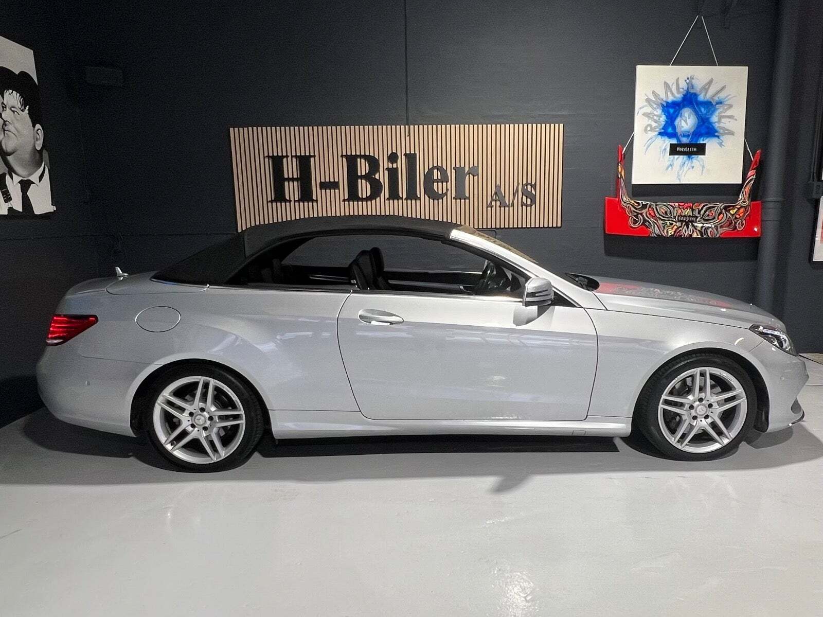 Sølv Mercedes E400 fra 2015