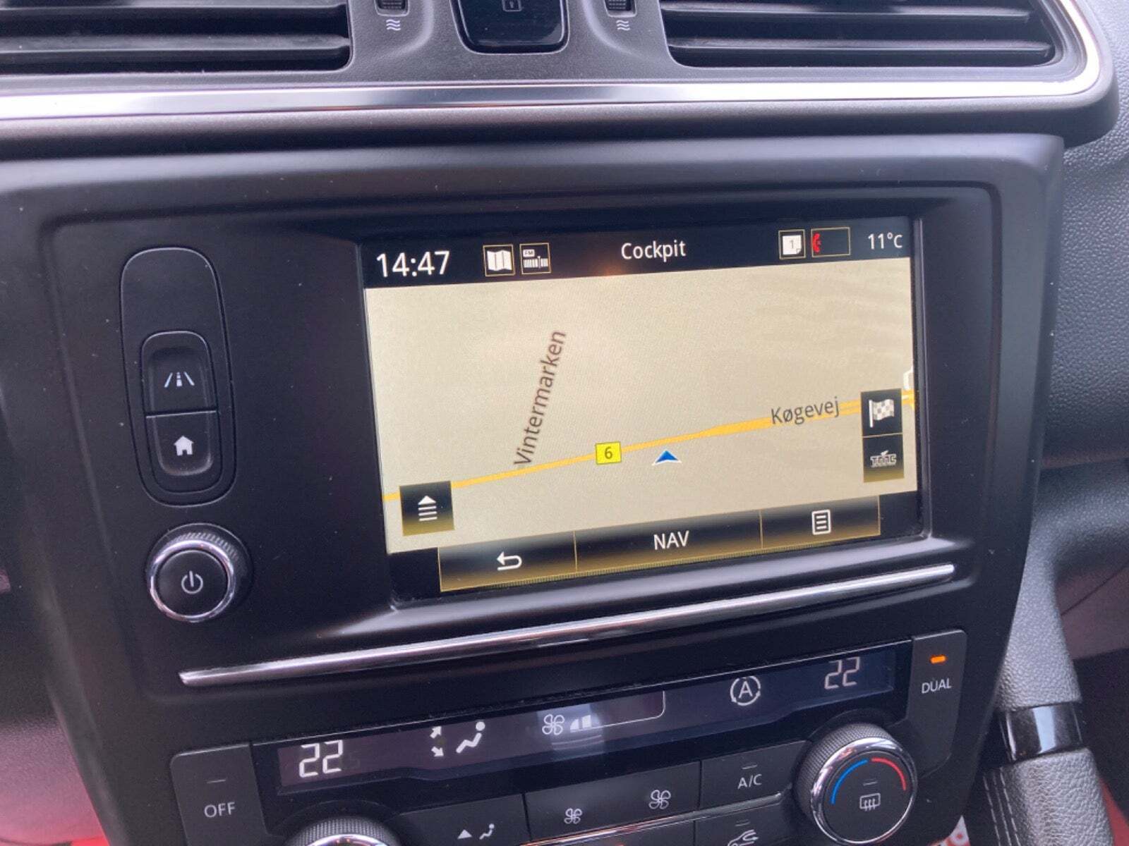 Sølv Renault Kadjar fra 2018