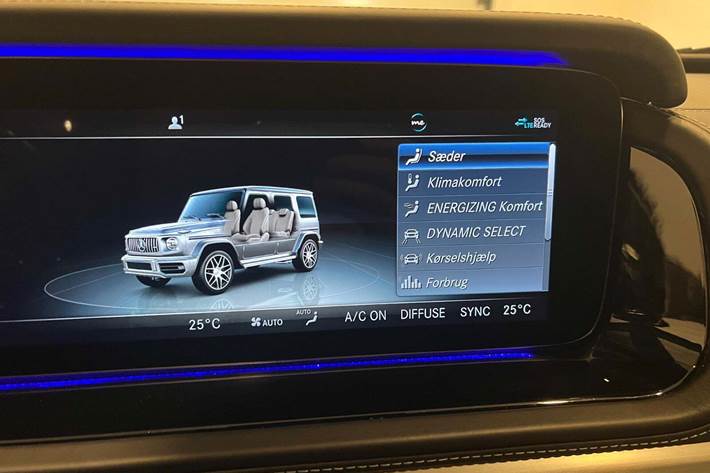 Grå Mercedes G63 fra 2020