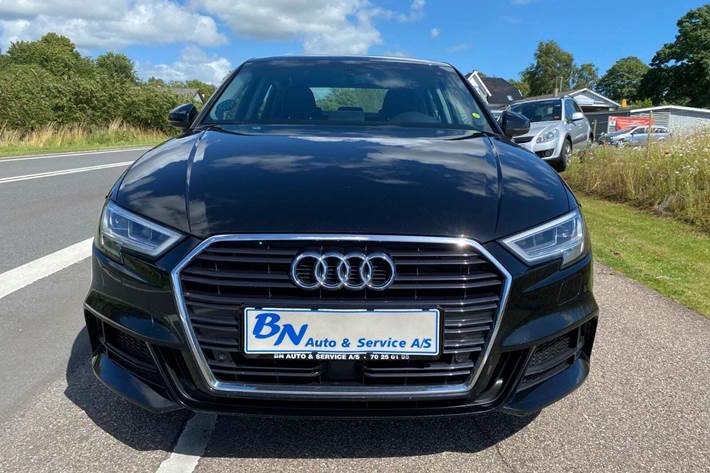 Sort Audi A3 fra 2020