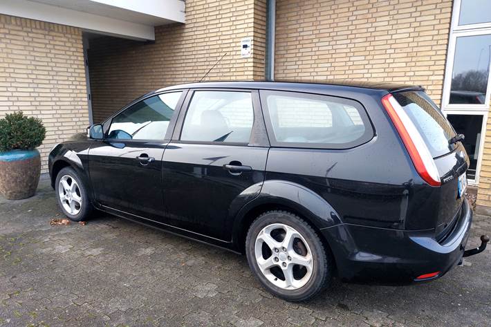 Sort Ford Focus fra 2010