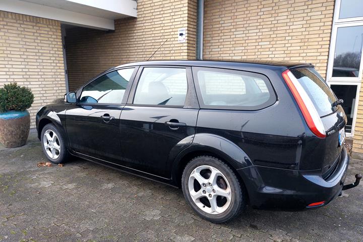 Sort Ford Focus fra 2010