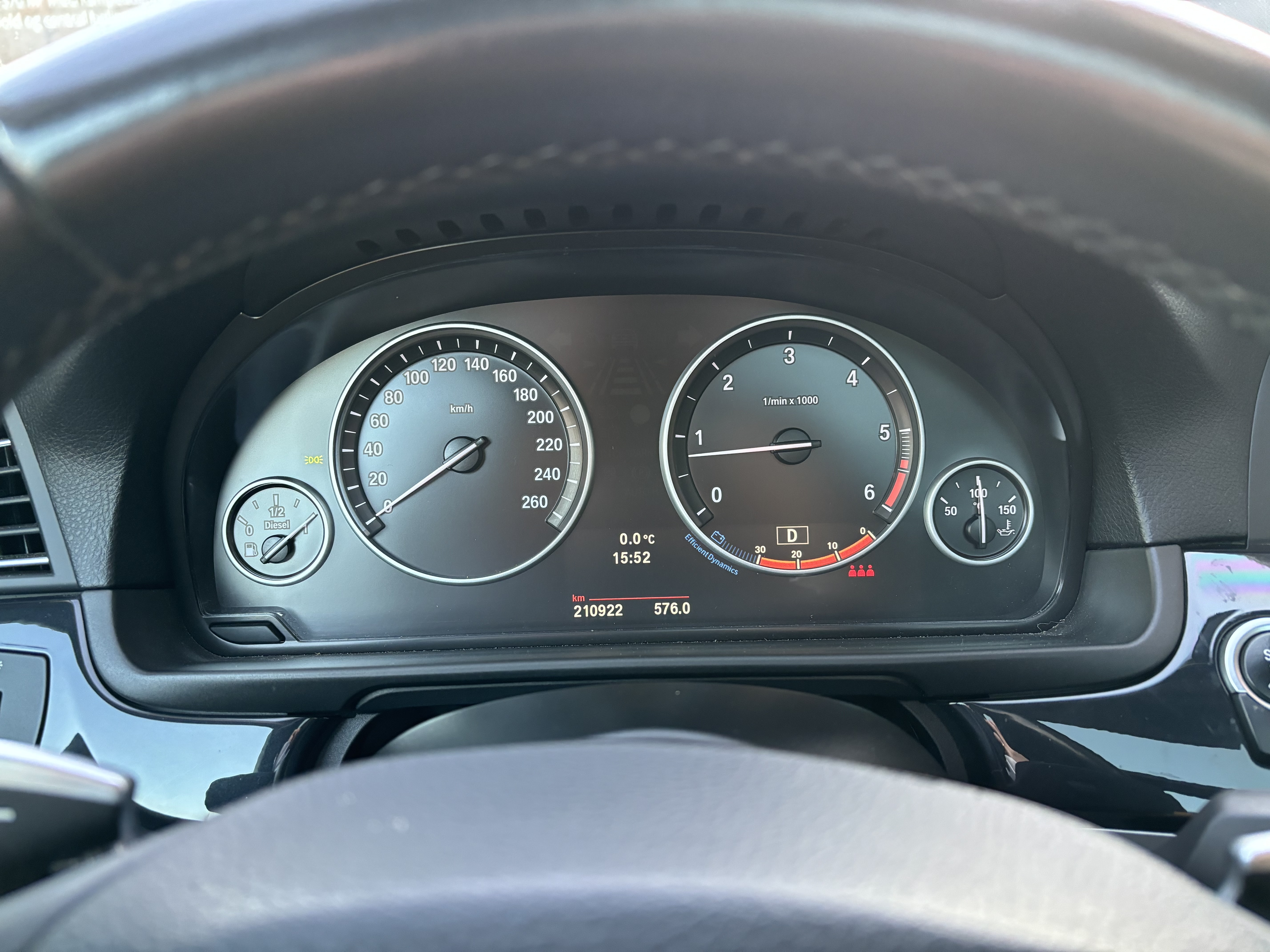 Sort BMW 520d fra 2011