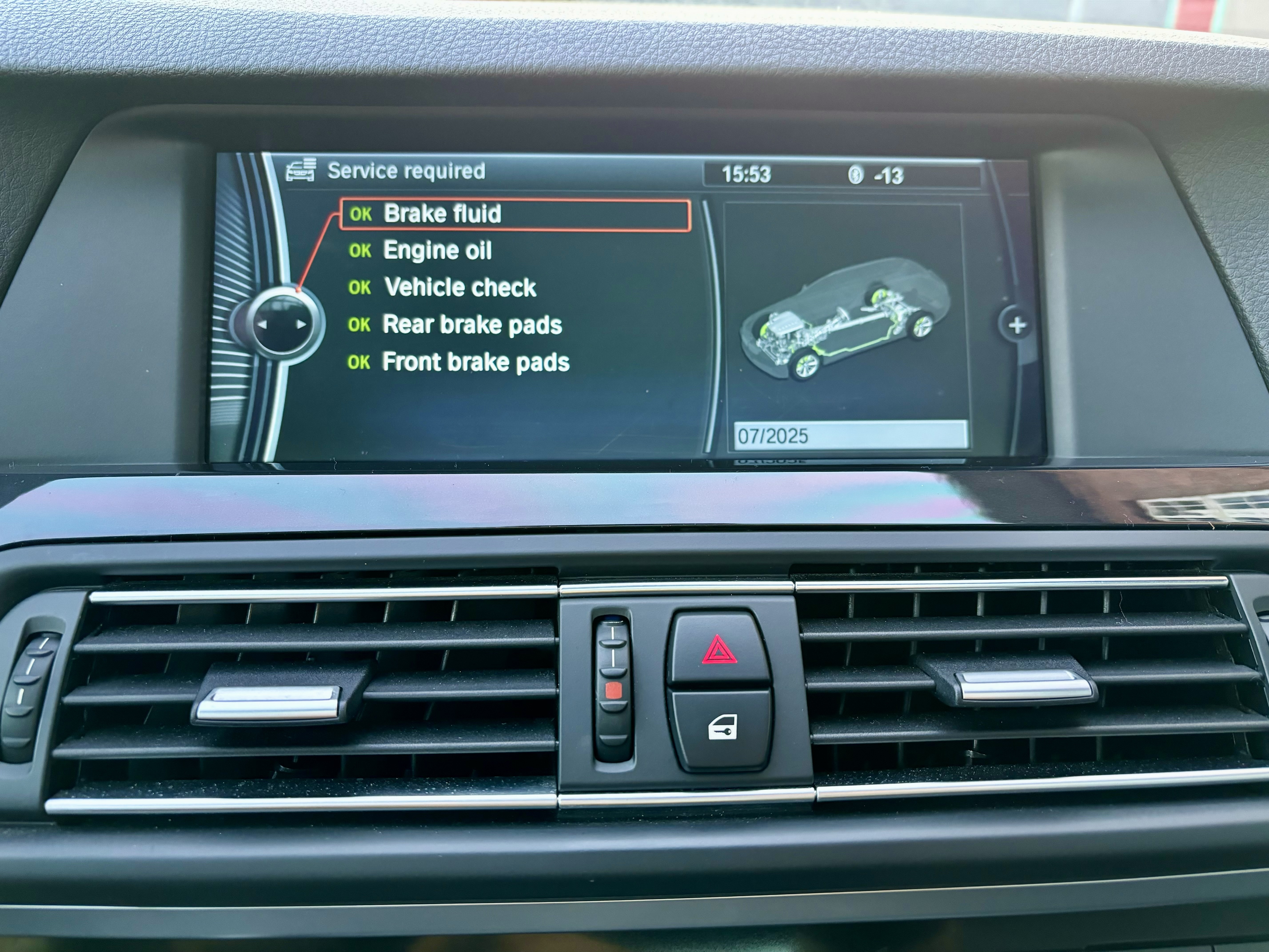 Sort BMW 520d fra 2011