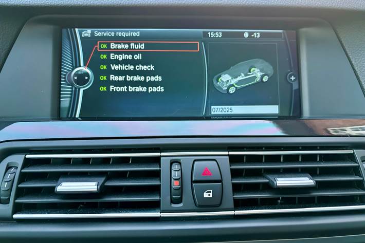 Sort BMW 520d fra 2011