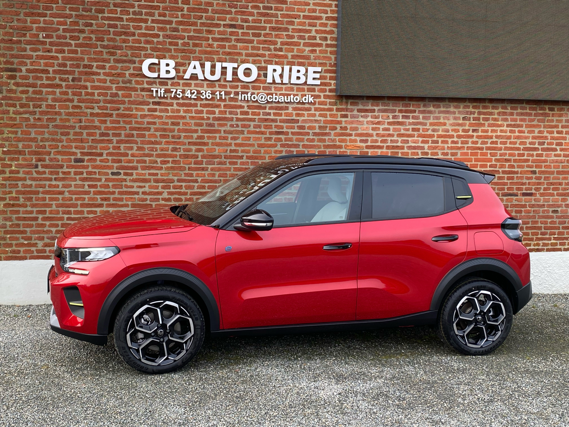 Rød Citroën ë-C3 fra 2025