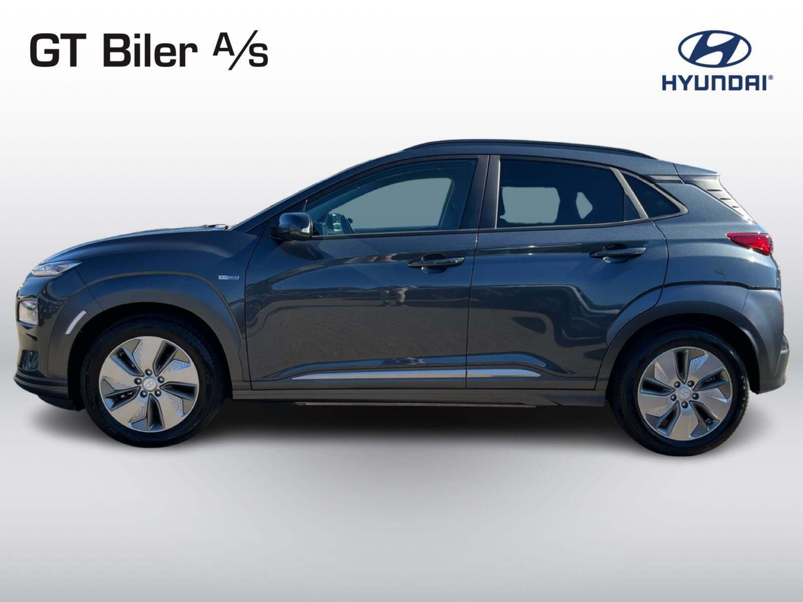 Grå Hyundai Kona fra 2020