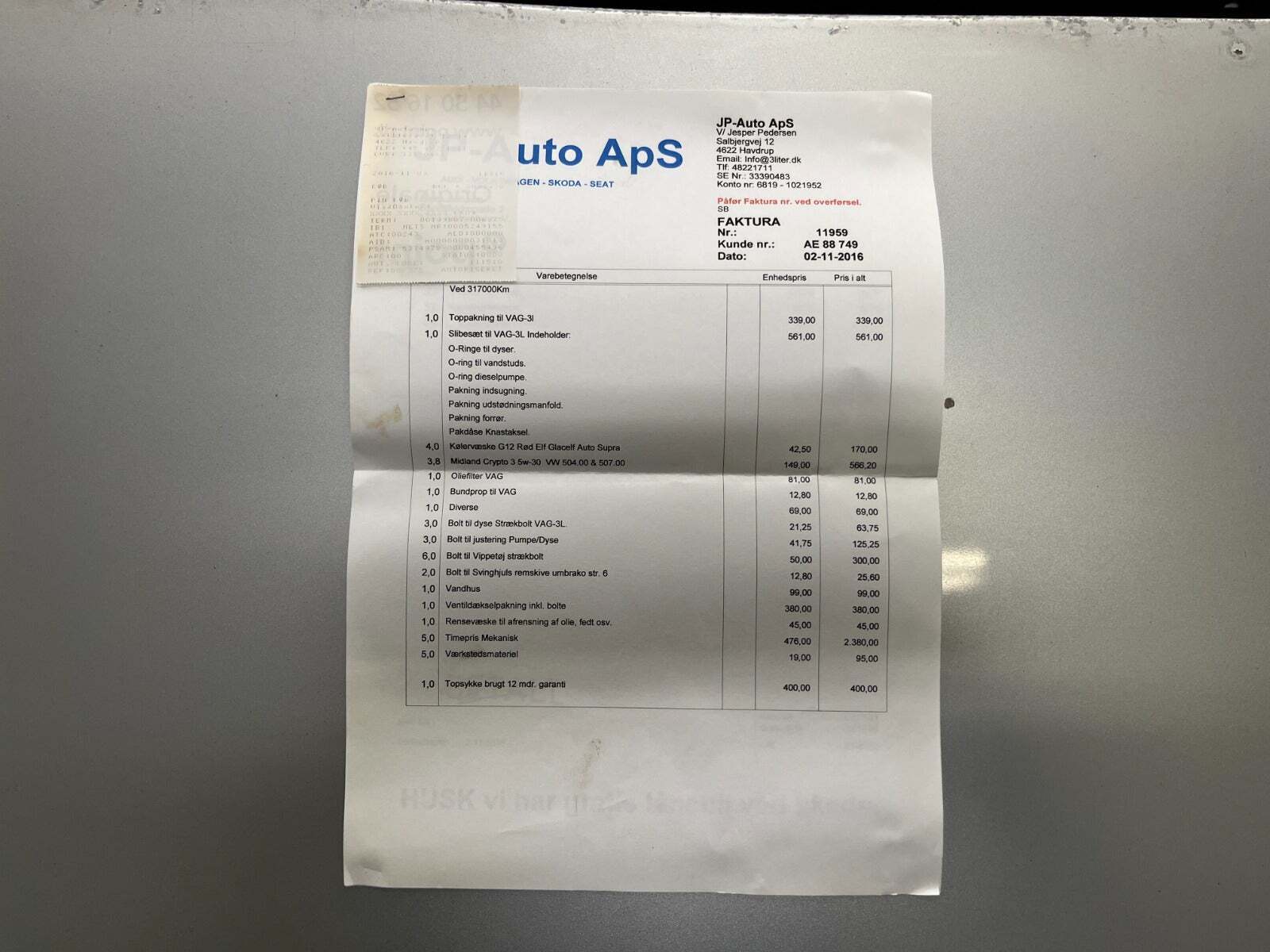 undefined VW Lupo fra 2002 set udefra