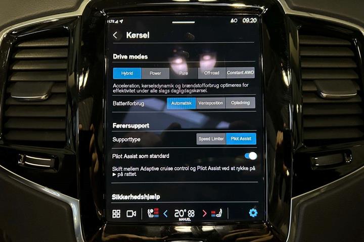 Sort Volvo XC90 fra 2022