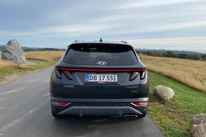 Grå Hyundai Tucson fra 2021