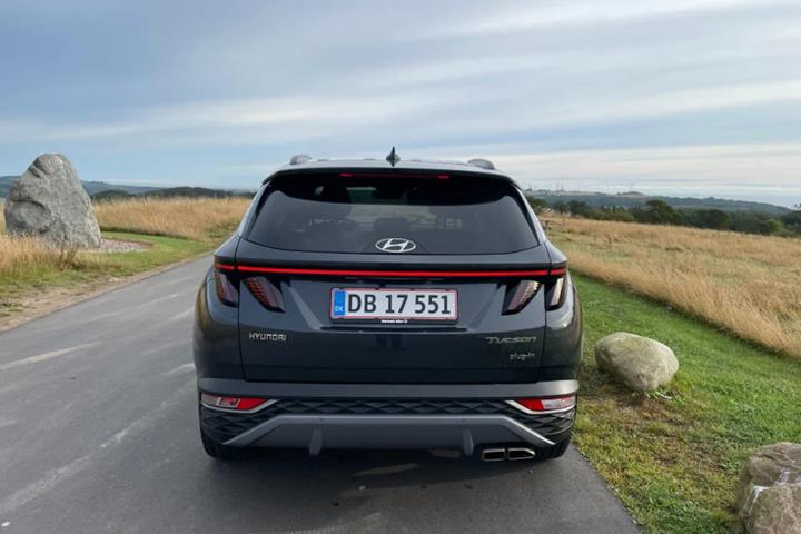 Grå Hyundai Tucson fra 2021