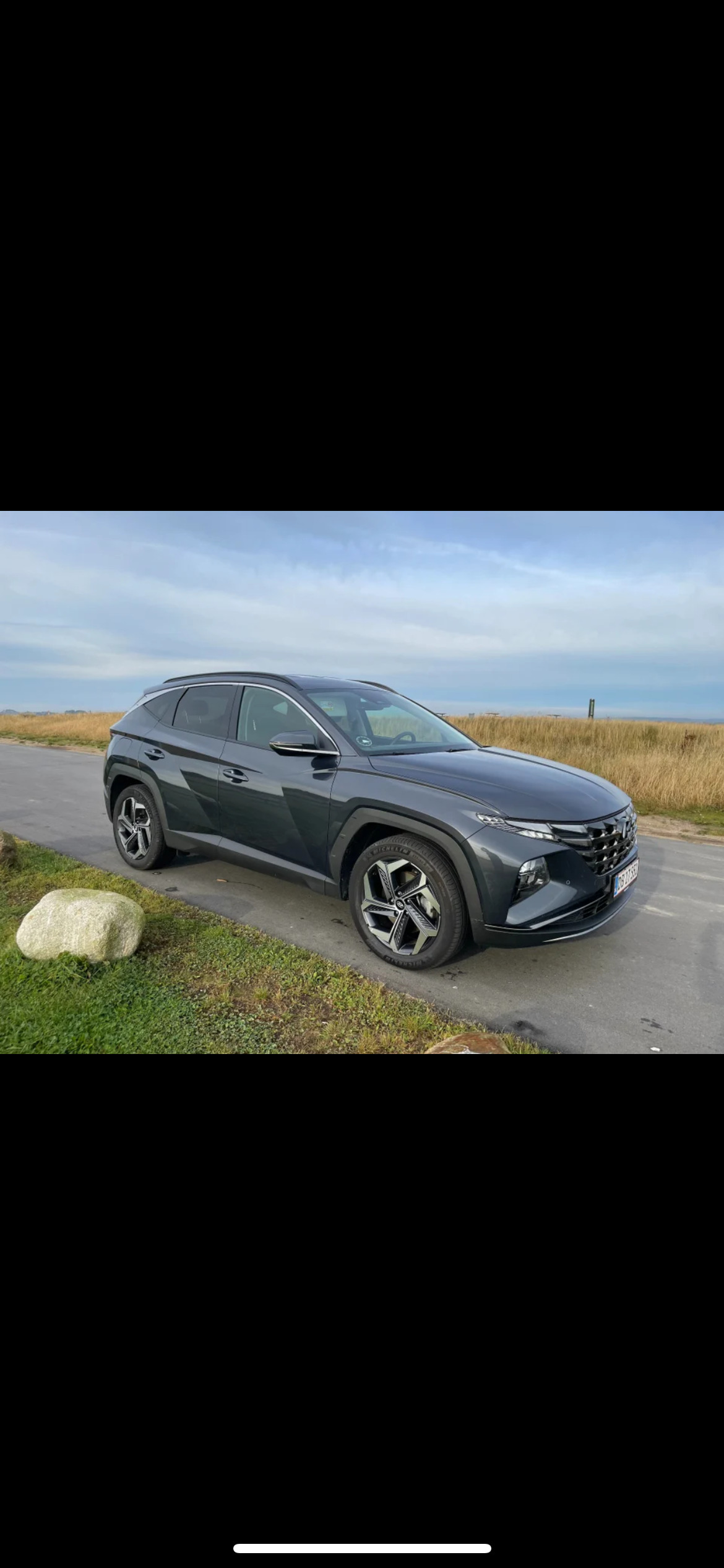 Grå Hyundai Tucson fra 2021