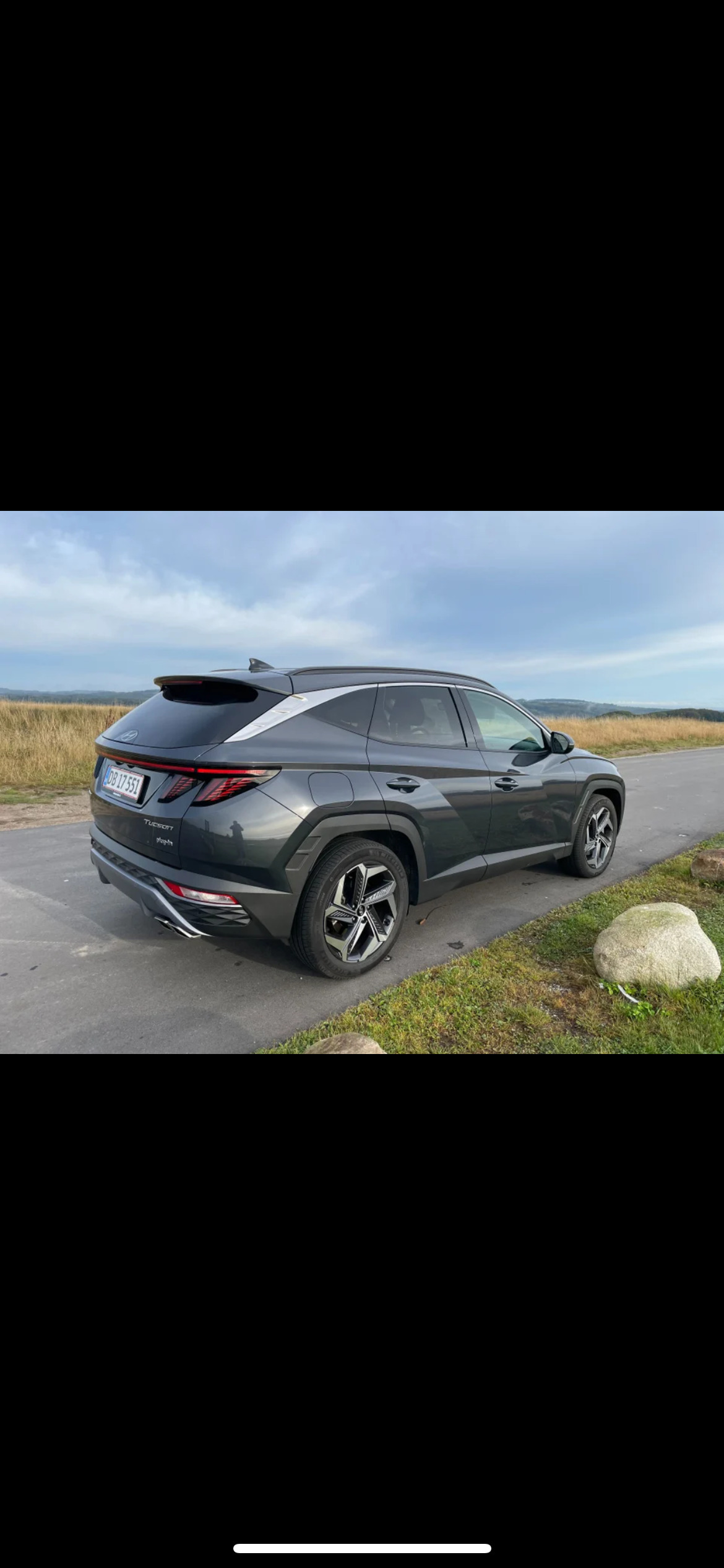 Grå Hyundai Tucson fra 2021