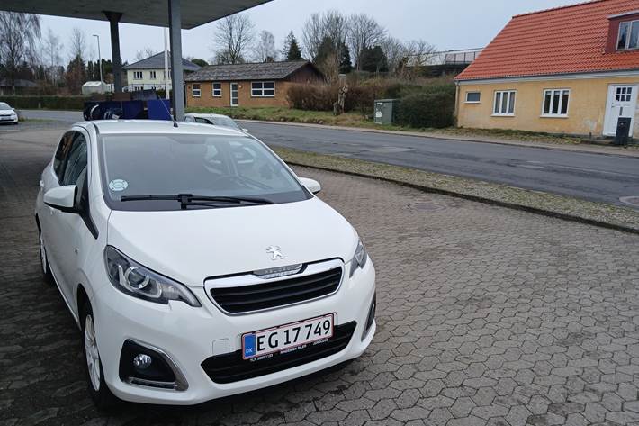 Hvid Peugeot 108 fra 2020