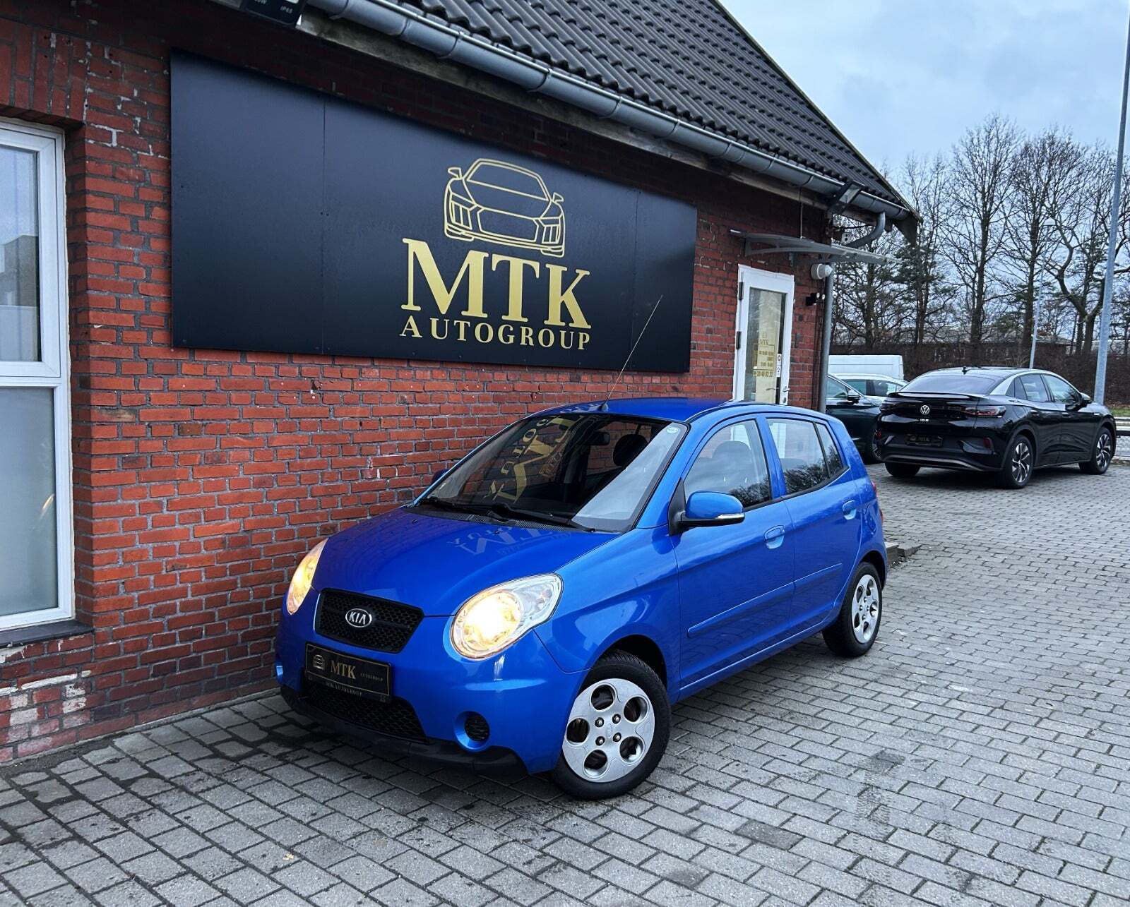 Blå Kia Picanto fra 2009