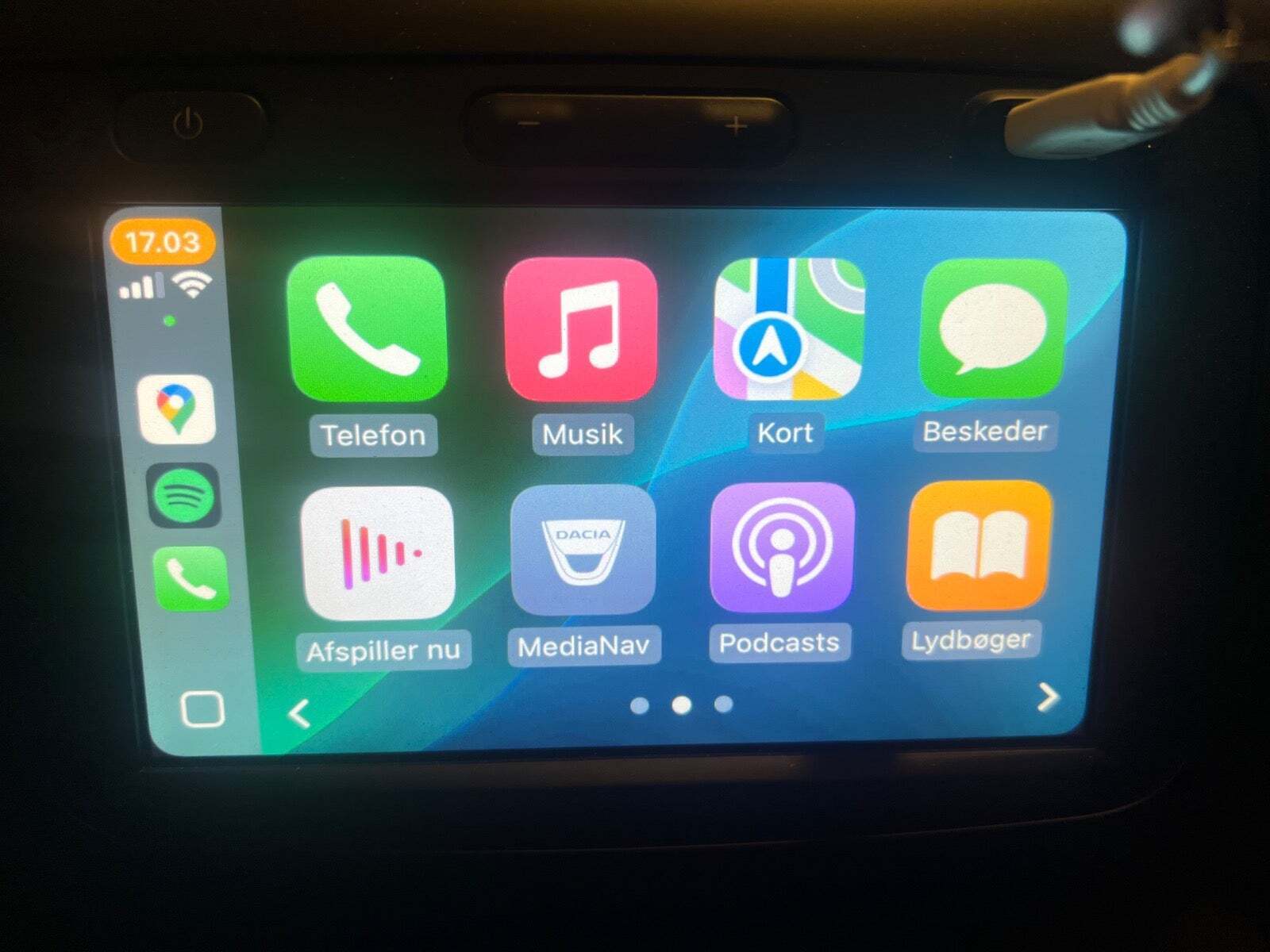 Hvid Dacia Duster fra 2019