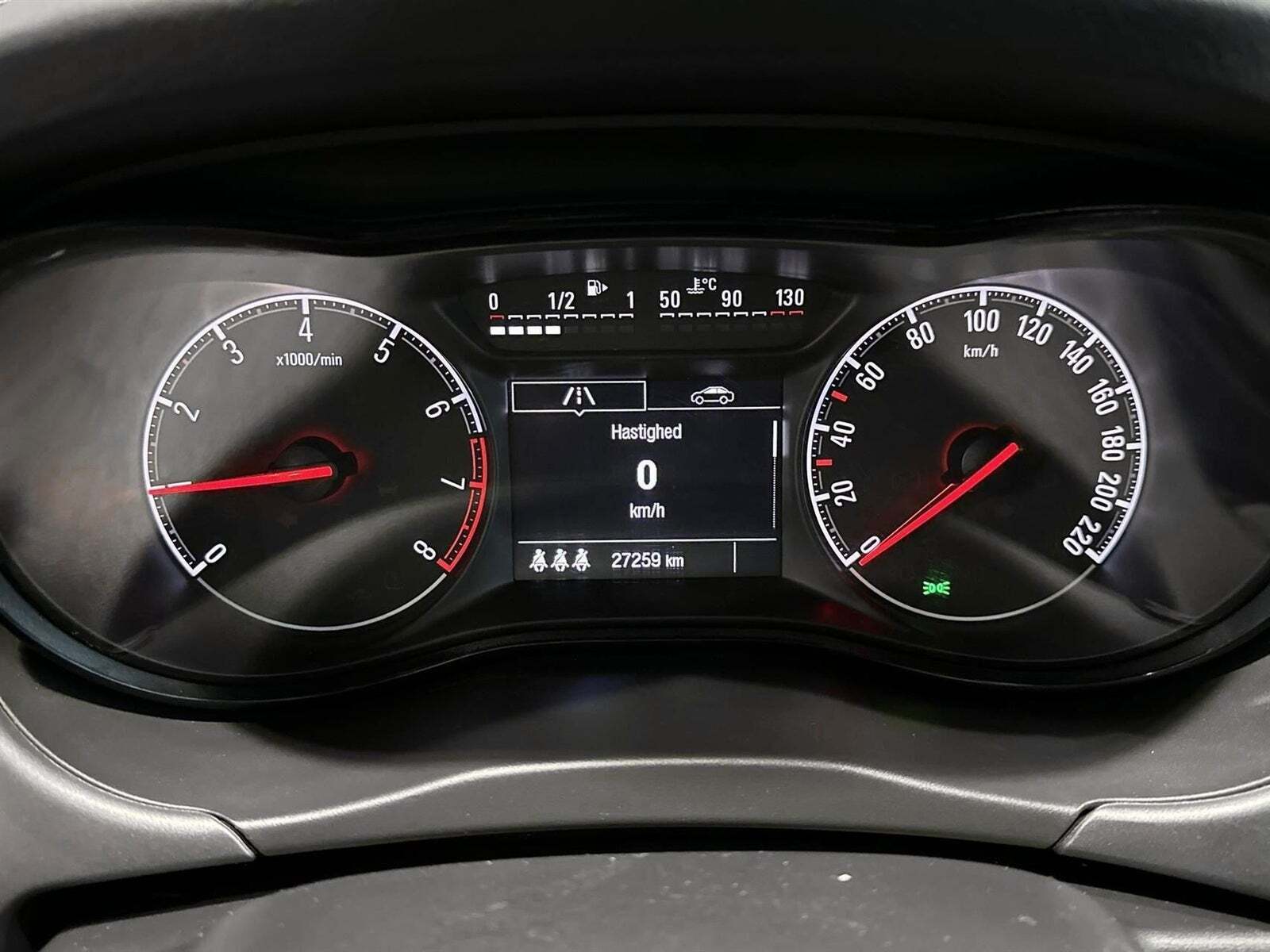 Sølv Opel Corsa fra 2019