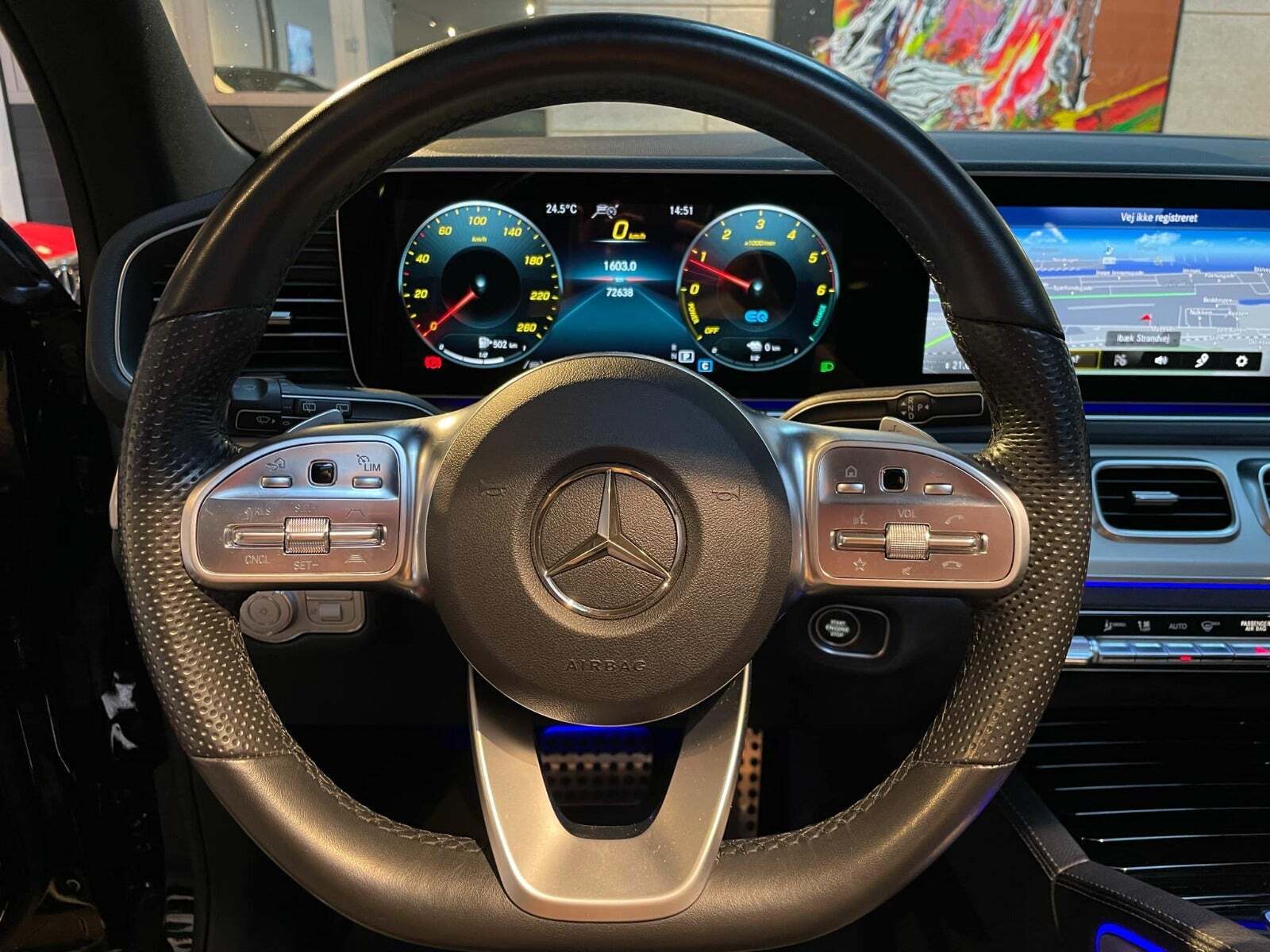 Sort Mercedes GLE350 de fra 2022