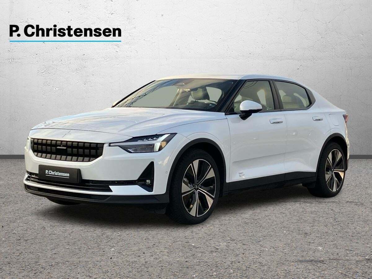 Hvid Polestar 2 fra 2023