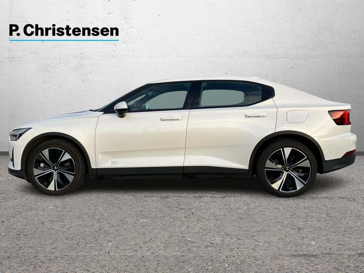 Hvid Polestar 2 fra 2023