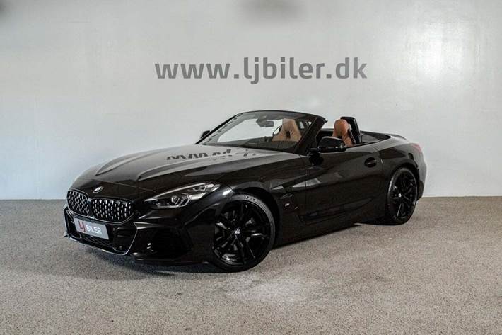 Sort BMW Z4 fra 2019 set udefra