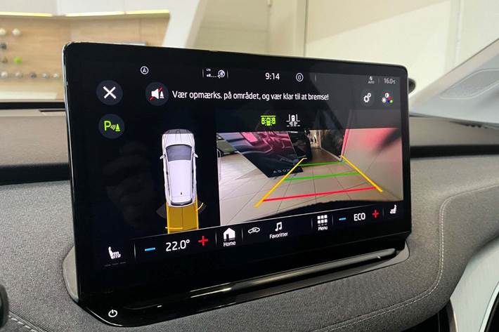 Sort Skoda Enyaq fra 2021