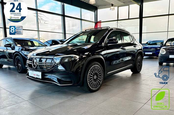 Sort Mercedes EQA250 fra 2022
