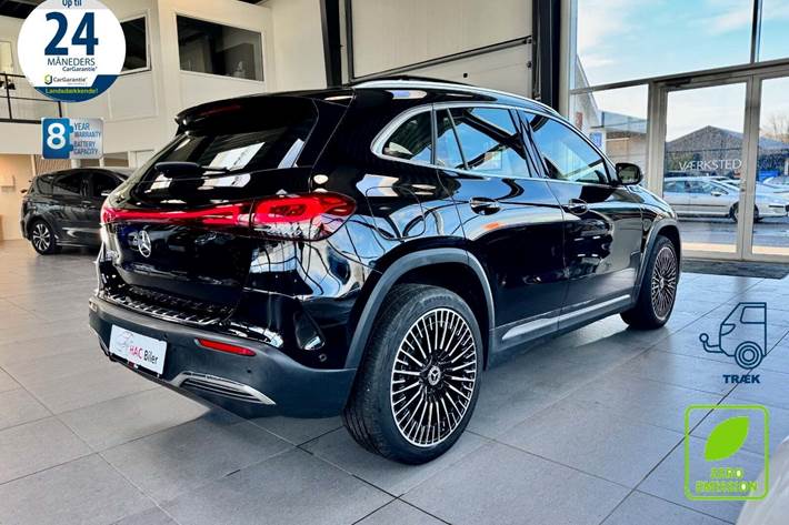 Sort Mercedes EQA250 fra 2022