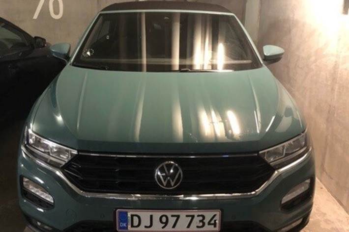 Grøn VW T-Roc fra 2021