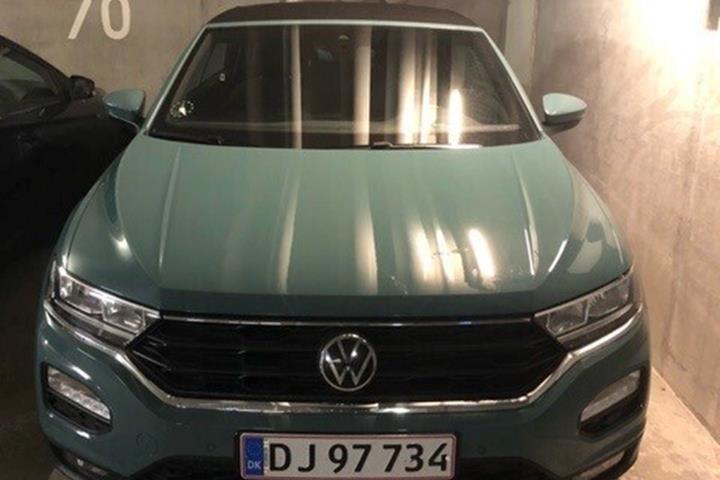 Grøn VW T-Roc fra 2021