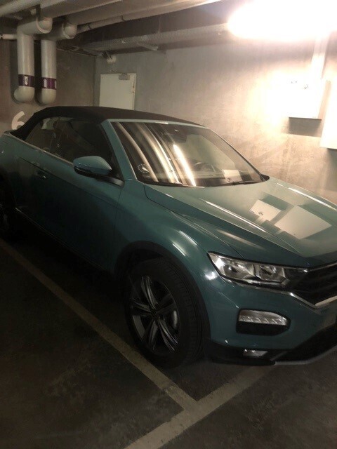 Grøn VW T-Roc fra 2021