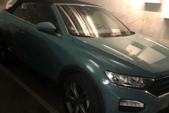 Grøn VW T-Roc fra 2021