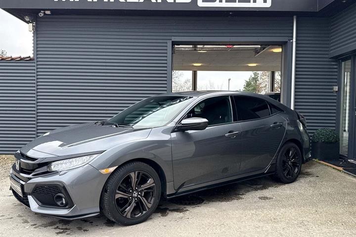 Grå Honda Civic fra 2017