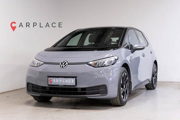 Grå VW ID.3 fra 2022 set udefra